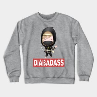 Diabadass Ninja - diabetes diabetic awareness Crewneck Sweatshirt